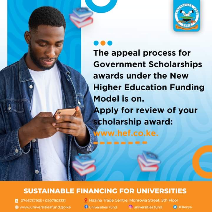 Kindly visit hef.co.ke to apply. On the menu select 'Funds Appeal' option and proceed to apply.
#universityfunding