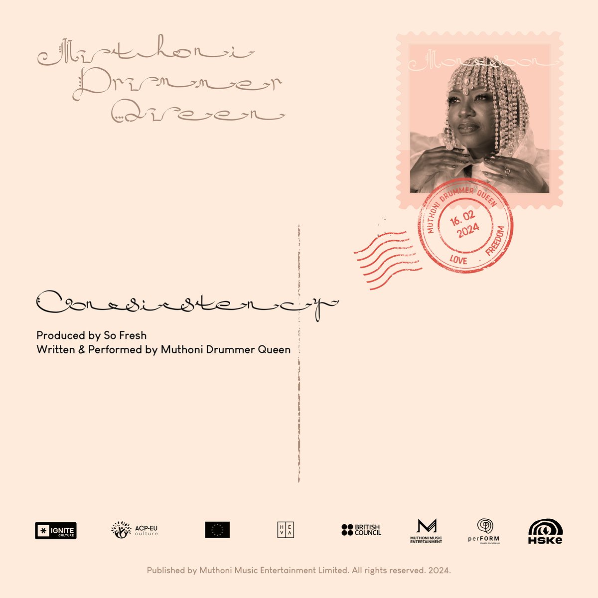 muthoniDQ's tweet photo. ⚠️ NEW MUSIC ALERT ⚠️
Our 1st single from my upcoming #MonsoonEP #Consistency is out now and streaming everywhere you listen and watch music. This is a love letter from East Africa to the world
Listen, Save, Share and let me know you're feeling it!
https://t.co/cnXwVNjyqD https://t.co/uZ2AQNrmSF