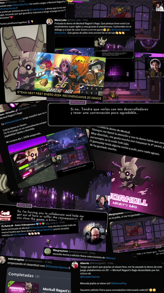 On this #screenshotsaturday we want to thank everyone who tried #SteamNextFest demo. Now #Morkull is going to prepare for what is coming soon 😈

🎮 Add to your wishlist
🗨️ Share your #indiegame
💜 Help us spread the word!

store.steampowered.com/app/2191540/??…

<a href="/SelectaPlay/">Selecta Play</a> <a href="/SelectaPlayInt/">Selecta Play International</a>