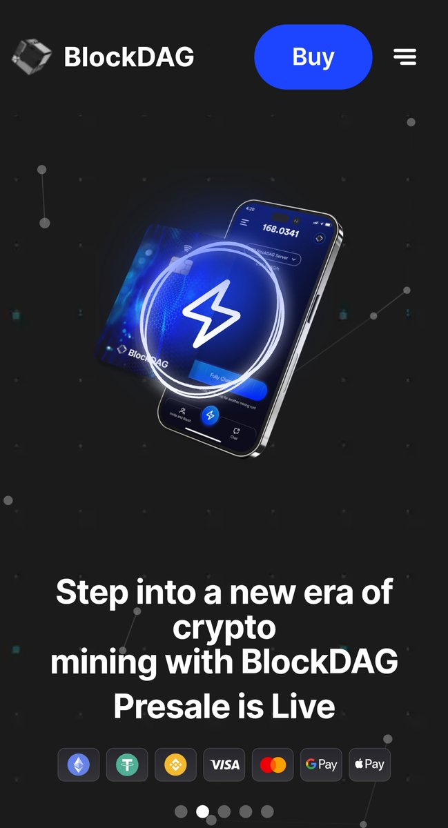 arifjsrbd's tweet photo. ⭕Crypto Millionaire  Offers!✈️🔥
💲BlockDAG, inspired by Bitcoin and Kaspa, is the world’s most advanced layer 1 blockchain.
🔈🧧BIG CRYPTO OFFER!💲🔥Live Changing Millionaire  Offers 1000-100000❎ ROI on your investment🎈
🎁🧧Pre-sale Now  &amp; Visit : 
https://t.co/TlzieS5sSR https://t.co/gVVmKPLu2E