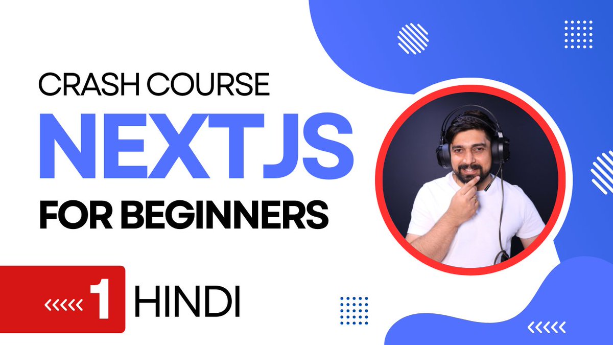 Hiteshdotcom's tweet image. NextJS for beginners. Let's explore NextJS, slowly and with comfort.
Typescript ka b load nhi lene ka, TS h isme.
Chai leke aa jao, code ready h
