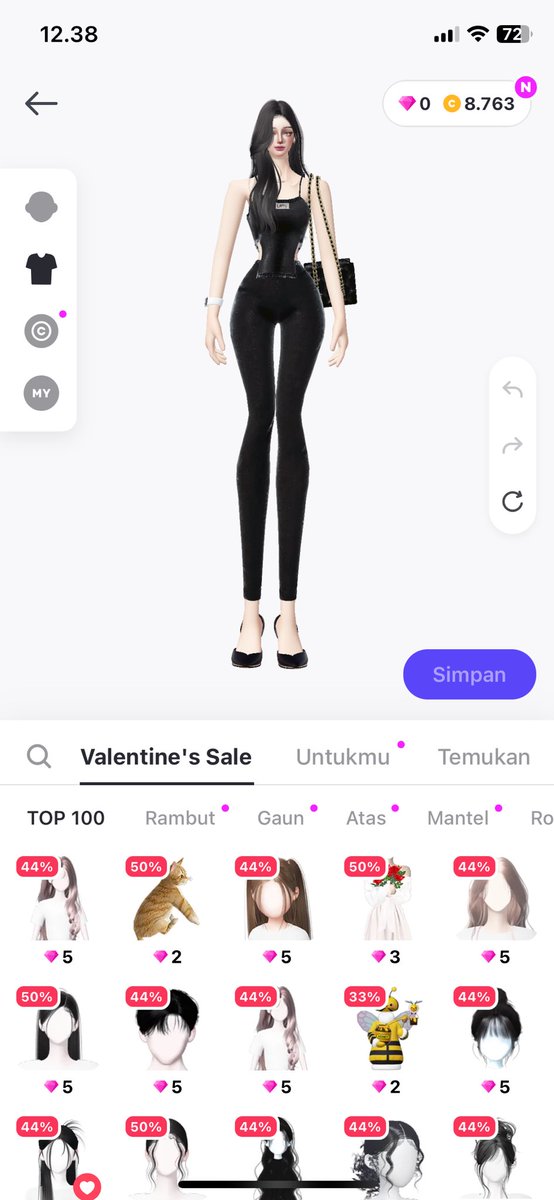 uyoonia's tweet photo. jual acc zepeto folls 5,4K, lumayan banyak item creator lagi BU nih price nya 70k bole negooo ,yang minat Rc sayang🫦 https://t.co/YtIxTVZFLe