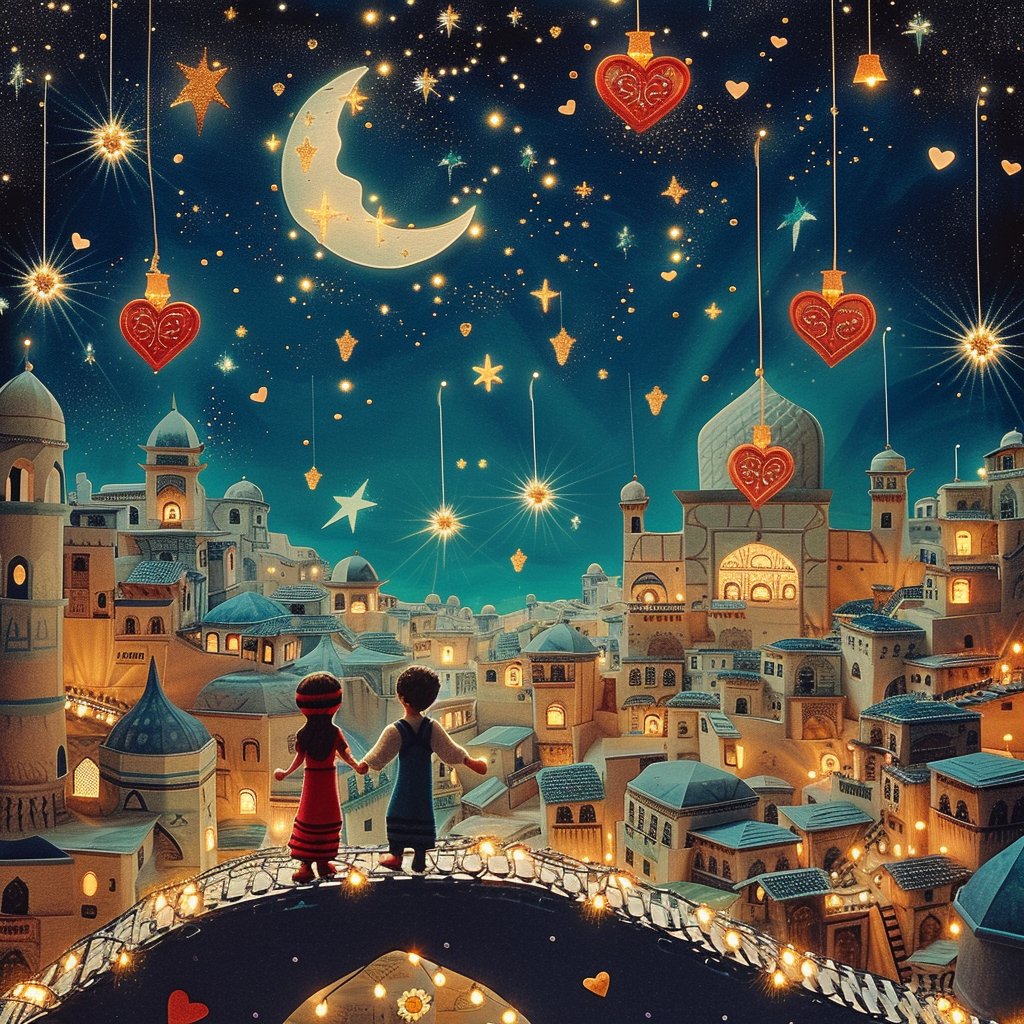 Wormz29's tweet photo. Art Name: A Romantic Valentine’s Diorama
NFT ID: 1033 &amp; 1034

Showcasing my NFT art created by AI using DimAi. https://t.co/ZqFSPXdg6e