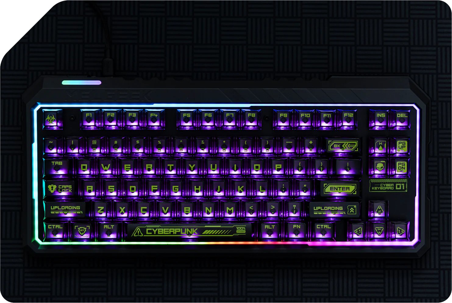 MelGeek CYBER01 ほこっ gateron jade 換装済み おまけ付き 