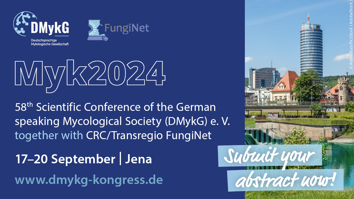 👉 🦠 The abstract submission for #MYK2024 is open! Don't miss the opportunity to share your groundbreaking research in Jena! Deadline: 29 April 2024!
➡️ Submit your research here: dmykg-kongress.de/en/registratio…
#mykologie #mycology #fungi #fungalinfections #mykosen #infektionen #fungal