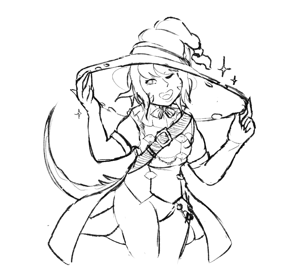 big hat for a little lizard!!