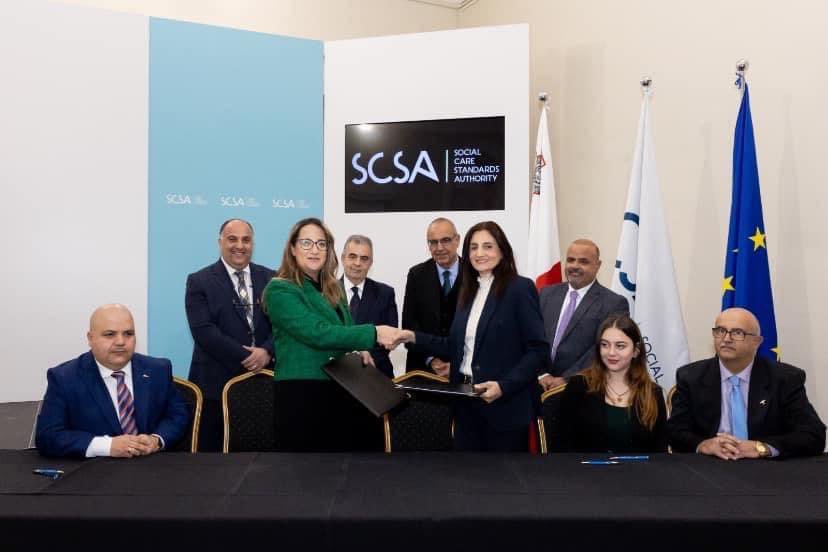 Pleased to announce the signing of the first collective agreement for employees of the Social Care Standards Authority. This #CollectiveAgreement will lead to improvements in the working conditions and salaries of the employees. 📝👥