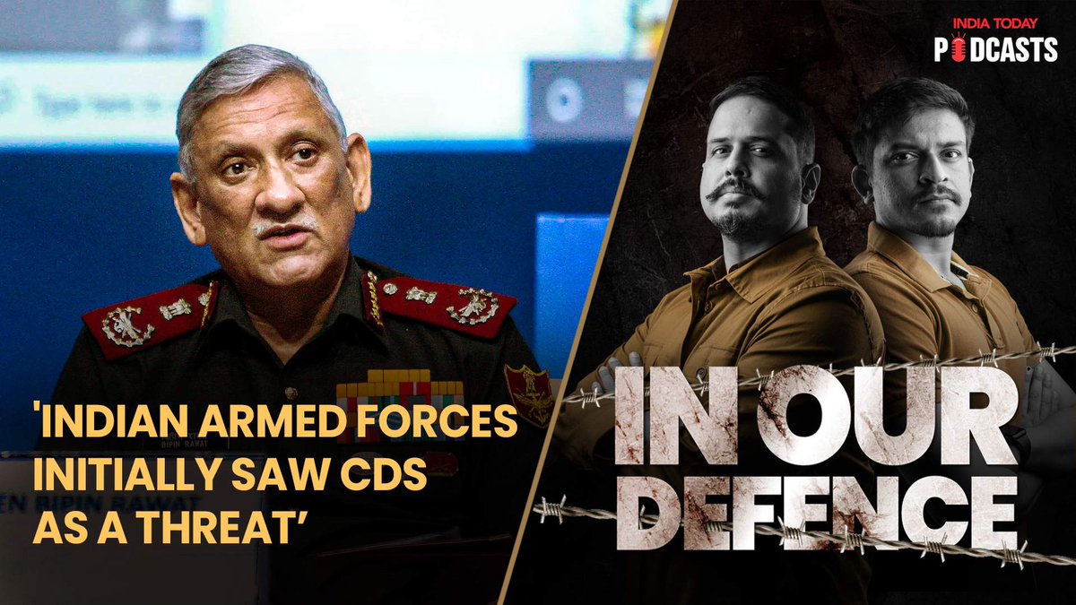 NEW PODCAST EPISODE 🚨 How ‘joint’ are our armed forces? Has the CDS post achieved anything? Did Gen Bipin Rawat’s death end it all? Ep. 11 of ‘In Our Defence’ is out on all 🎙️ platforms: YT: bit.ly/49izedy 🍎: bit.ly/49Goeqt Web: bit.ly/49nEexS