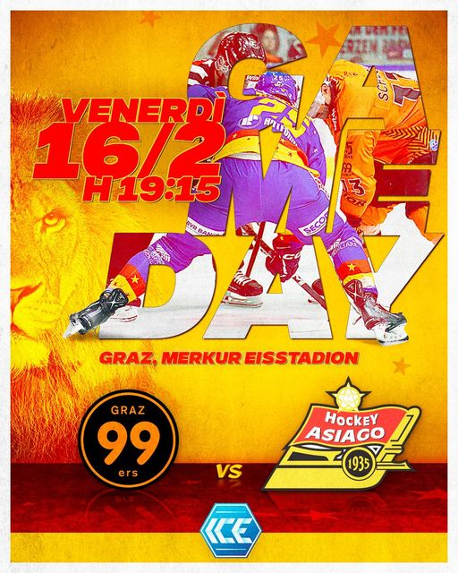 𝗟'𝗨𝗟𝗧𝗜𝗠𝗔 𝗜𝗡 𝗖𝗔𝗦𝗔 🏠
Questa sera chiudiamo la stagione casalinga.
Una 𝘀𝗲𝗿𝗮𝘁𝗮 𝘀𝗽𝗲𝗰𝗶𝗮𝗹𝗲 pensata per omaggiare e salutare tutti i 𝗧𝗶𝗳𝗼𝘀𝗶 𝗚𝗶𝗮𝗹𝗹𝗼𝗿𝗼𝘀𝘀𝗶, con 𝗶𝗻𝗴𝗿𝗲𝘀𝘀𝗼 𝗮 𝟱€ per qualsiasi settore dello stadio!

#ForzaAsiago 🟡🔴