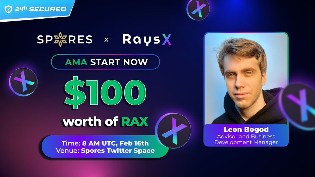 Spores Network (@spores_network) on Twitter photo ππππππ π± <a href="/Ray__sX/">RAYS | MoneyMaker</a> πππ - πππππ πππ
Do not miss this valuable chance to learn about their upcoming IDO on Spores Launchpad and get exclusive rewards!
β° Time: 8 AM UTC on Feb 16th
π― Venue: x.com/i/spaces/1lPKqβ¦
π€ Featured Guests: Leon Bogod - Advisor and ππππππ π± <a href="/Ray__sX/">RAYS | MoneyMaker</a> πππ - πππππ πππ
Do not miss this valuable chance to learn about their upcoming IDO on Spores Launchpad and get exclusive rewards!
β° Time: 8 AM UTC on Feb 16th
π― Venue: x.com/i/spaces/1lPKqβ¦
π€ Featured Guests: Leon Bogod - Advisor and