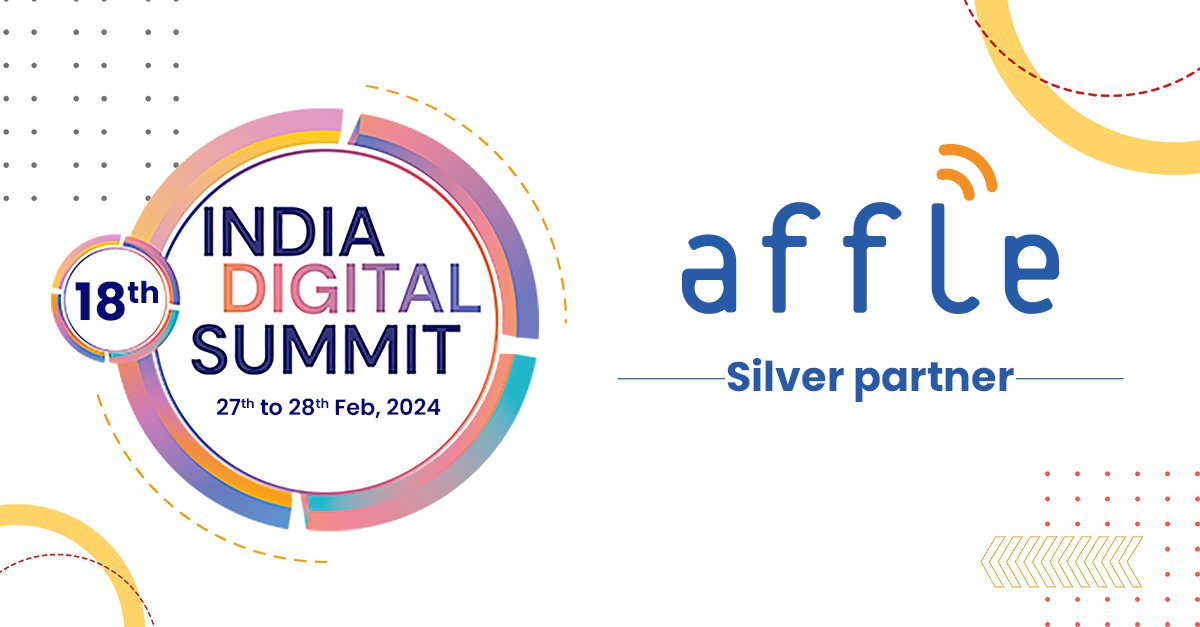Thrilled to announce we're attending the India Digital Summit by IAMAI as a proud Silver Partner. Join us as we navigate through the dynamic digital landscape to shape the future together! #Affle #IndiaDigitalSummit