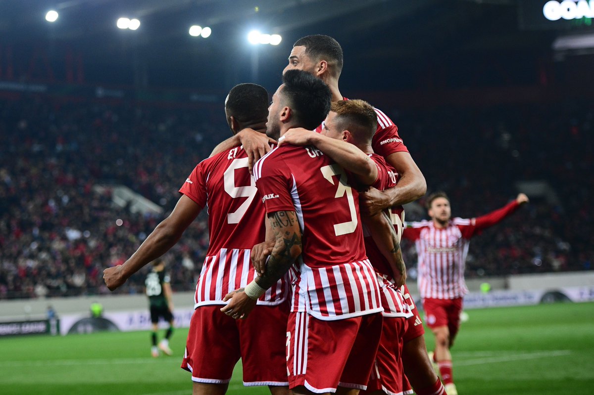 olympiacosfc's tweet photo. Describe that finish in one word: ____
#Olympiacos #UECL #OLYFTC #Goal #ElKaabi https://t.co/MFYCZDd9Zp
