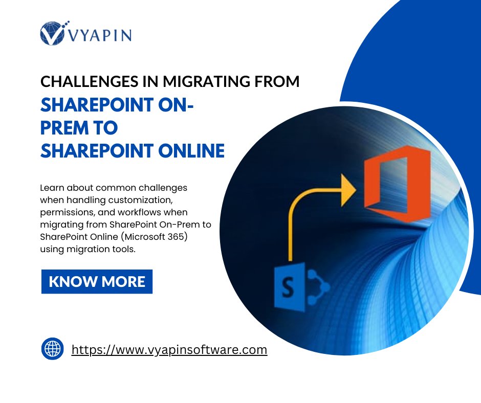 vyapinsoftware's tweet photo. Using SharePoint Migration Tools To Migrate From SharePoint On-Prem To SharePoint Online – Challenges To Expect And Plan For

https://t.co/F5Trli31au

#SharePoint #sharepointonline #sharepointmigration #Microsoft365 #vyapin #dockit #sharepointonpremtosharepointonline https://t.co/q3wnY2cf3N