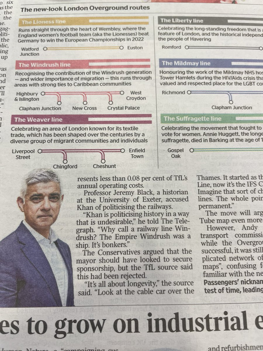 iron_emu's tweet image. Criticism of the decision to name a rail line in London the Windrush Line, because Windrush was a ship.

But there are London stations named for people (kings, queens, locals), a station named after a battle, an Underground line named after a royal anniversary…

#tfl #Overground