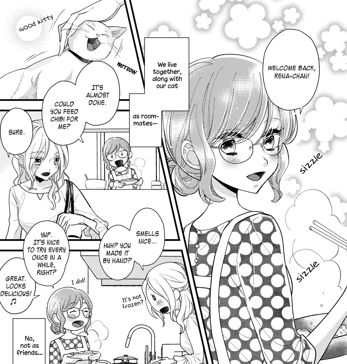 Evildeadfan102's tweet image. I read My Cute Little Kitten chapter 10.  
I started Volume 2. 
#Mycutelittlekitten #chapter10 #manga #yuri #cute