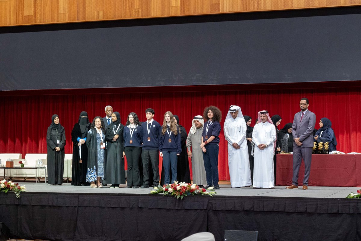 sekqatar's tweet photo. Congratulations to our @sekqatar teams, for securing 3rd and 7th place in the Qatar Destination Imagination Tournament! Your teamwork, collaboration, and creativity made it all possible! 🚀 #DestinationImagination #DiQatar #DI2024 🎉🥉 https://t.co/V8xCuddPpB