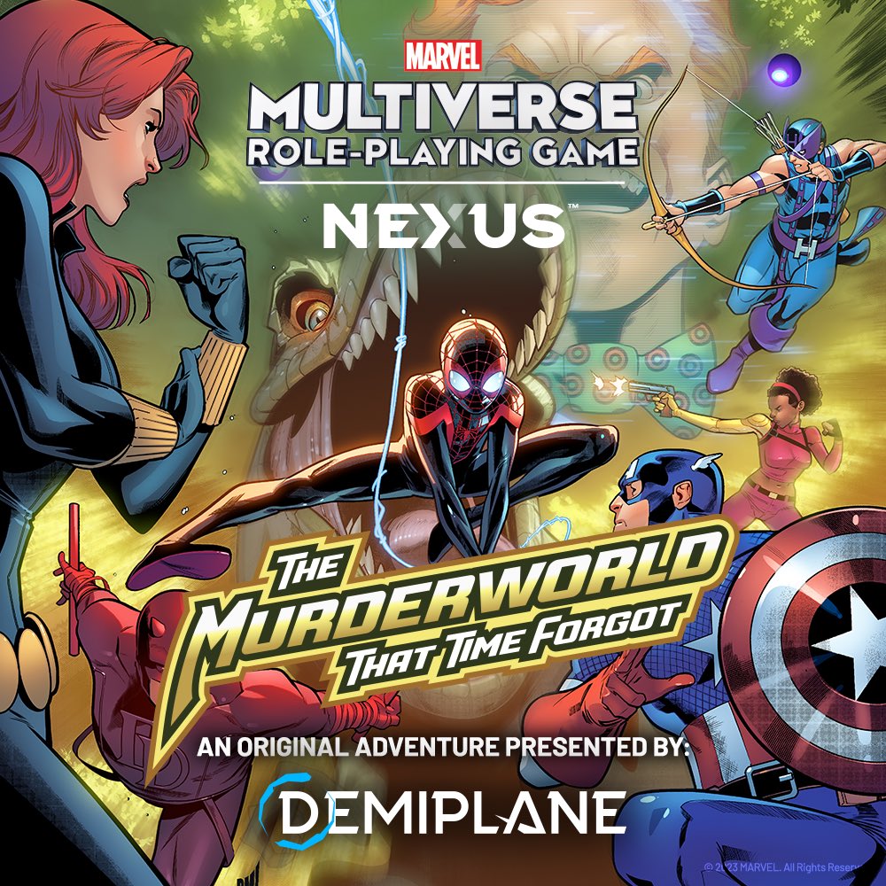 Oh and I forgot to mention that I did some artwork for the Marvel Multiverse TTRPG for an adventure by @JimZub for the guys over at @DemiplaneRPG