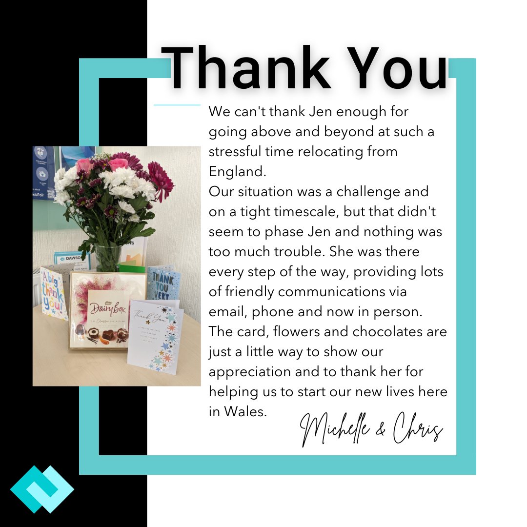 DawsonsProperty's tweet image. Our Llanelli lettings team were thrilled to be able to assist Michelle and Chris with their move from England 🏴󠁧󠁢󠁥󠁮󠁧󠁿 to Wales 🏴󠁧󠁢󠁷󠁬󠁳󠁿 and were super grateful for the thank you gifts 😊 🙏
#FeelGoodFriday
#RelocationAgentNetwork @RelocationAgent