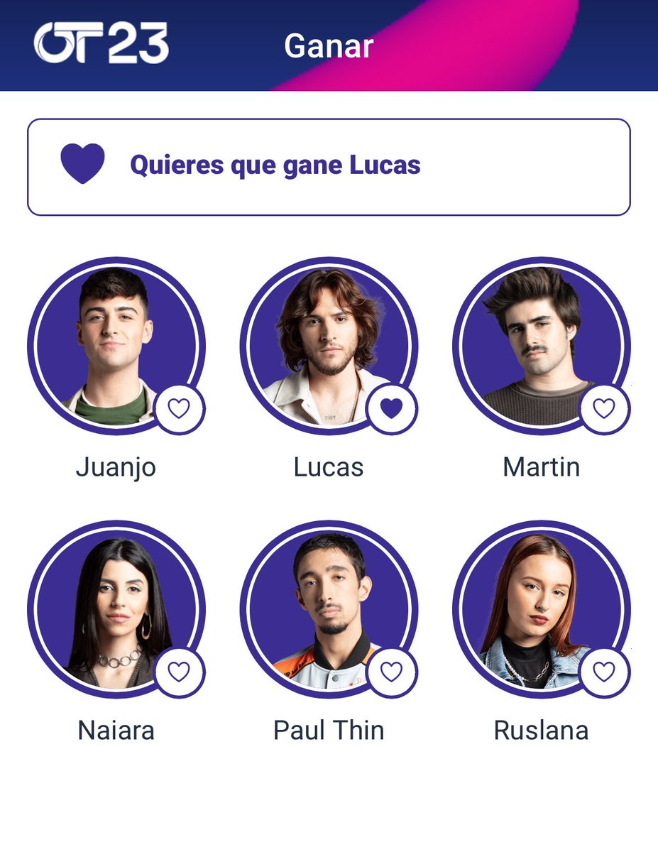 Me niego a que quede sexto🥹🫶🏼
#ot2023 #OTDirecto16F #LucasGanador
