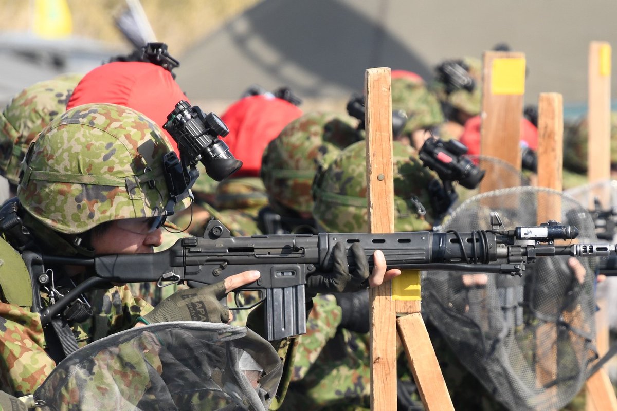 団総合戦技競技会③】 #第1空挺団 は、総合戦技競技会の4大競技を風