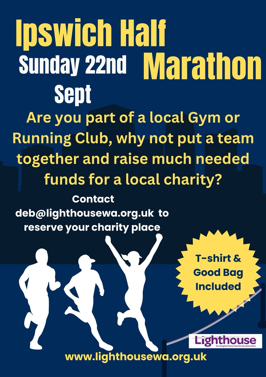 Are you looking for your next challange, why not support a great local charity at the same time?

#gymteam #runningclubs #suffolkcharity