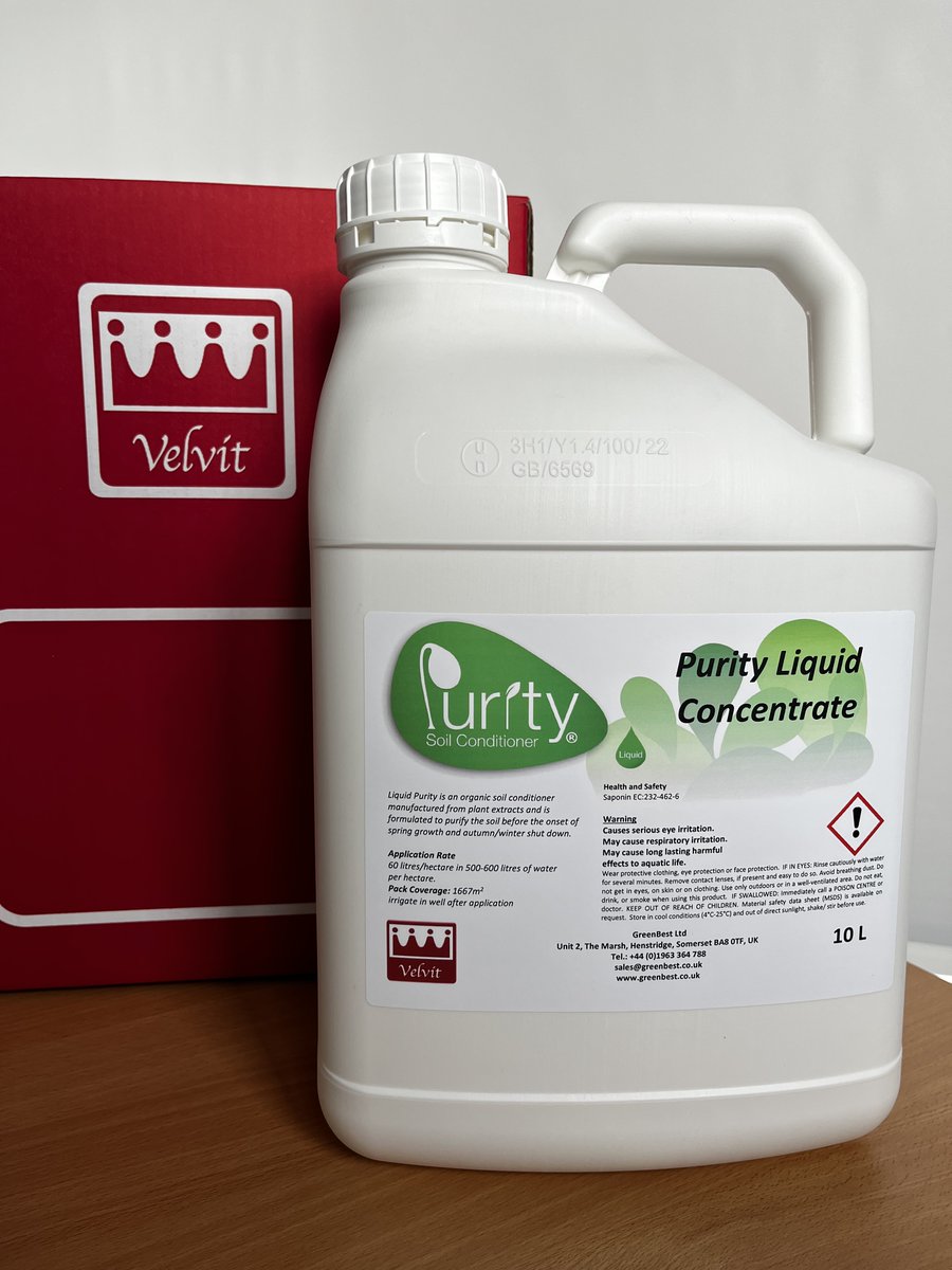 SoilCondition's tweet image. #Spring is in the air &amp;amp; it's pretty warm &amp;amp; wet out there. 
Perfect weather for applying #Purity Soil Conditioner!
Get your free trial pack now: greenbest.co.uk/velvit/free-tr…
Or place an order with our sales team today
📞+44(0)1963 364788
📩sales@greenbest.co.uk

#SoilConditioner
