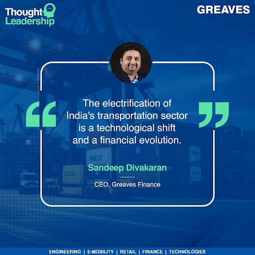GreavesCottonIN's tweet photo. Sandeep Divakaran, CEO, Greaves Finance, sheds light on the dynamics of India's EV revolution. From incentives to challenges & bespoke finance solutions, discover the roadmap to a greener #transportation future.
Read more: https://t.co/YoyjbRU29a
#GreavesCotton #evfin https://t.co/UxHeWczC20