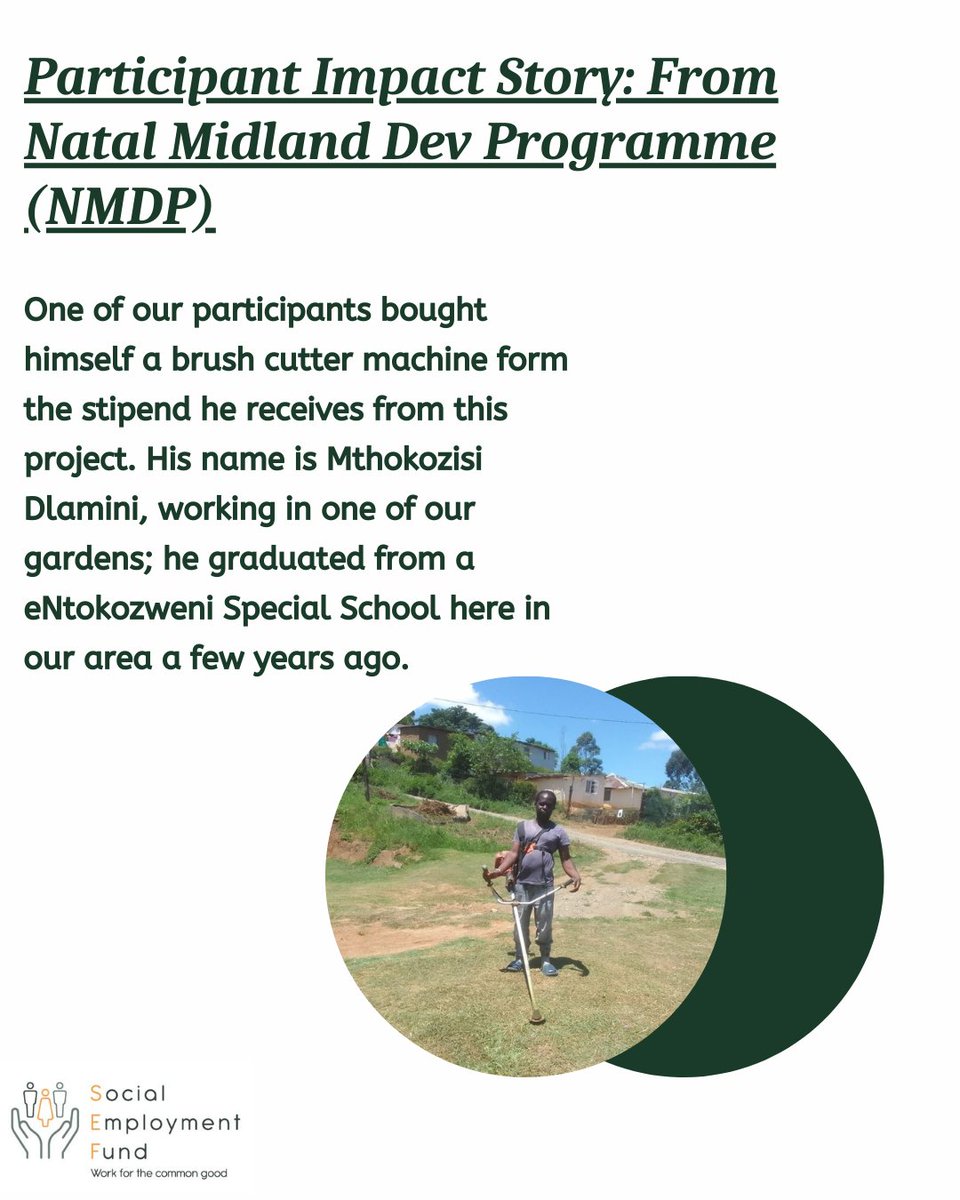 Some stories of change from participants which are on the SEF Program. #socialemploymentfund #sef #workingforthecommongood #empoweringlives #socialvalue @socialemploymentfund @unicef_southafrica
<a href="/IDCSouthAfrica/">IDC South Africa</a> 
<a href="/DGMurrayTrust/">DGMT</a>