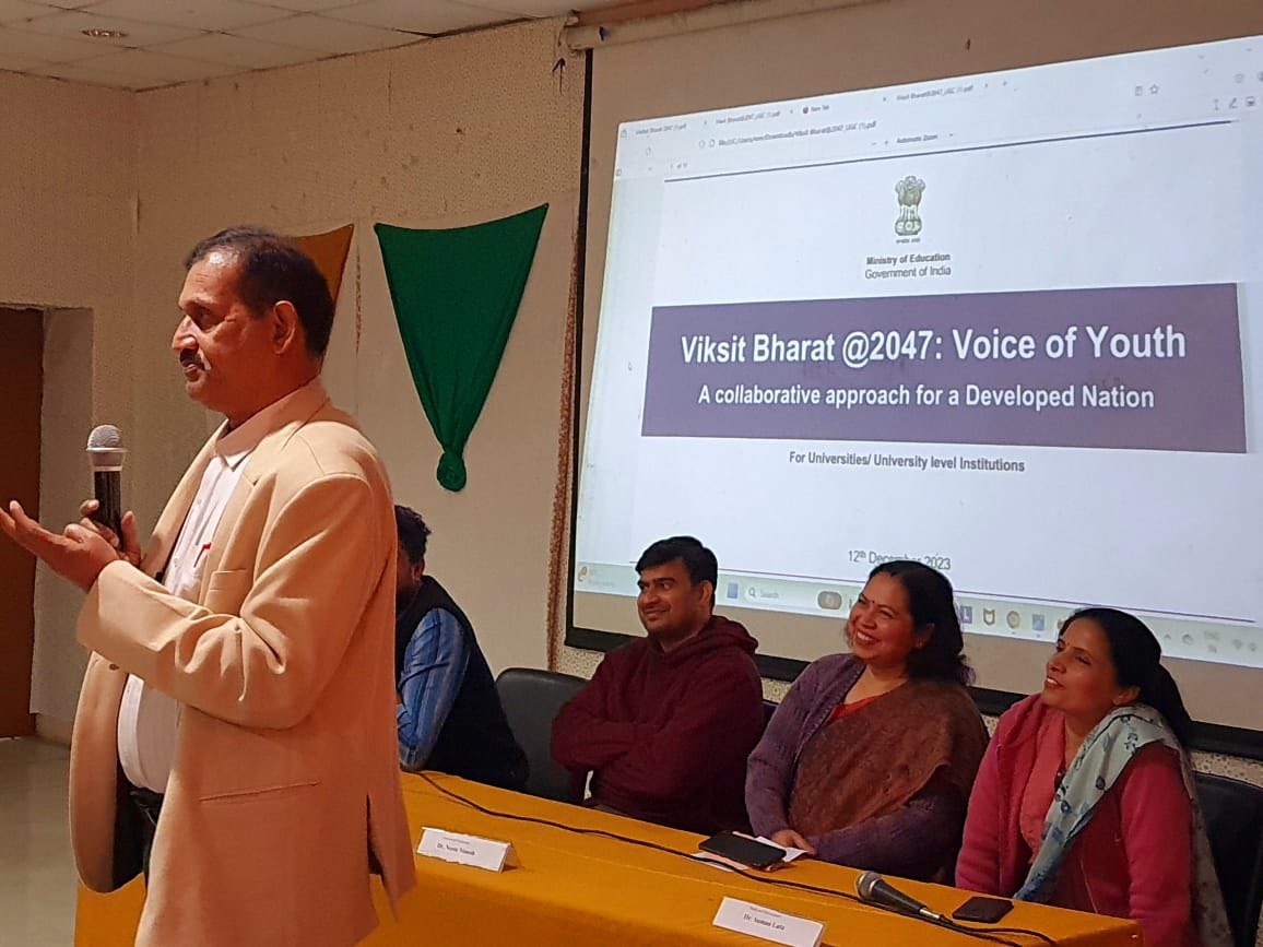 pdmuniversity's tweet photo. PDM University organised a seminar and panel discussion on the topic Viksit Bharat@2047: Voice of Youth

#Ideas4ViksitBharat https://t.co/tyaJb6RH9b