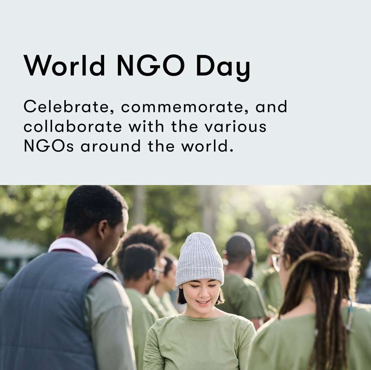 Today is World NGO Day - a day to celebrate, commemorate, and collaborate with the various NGOs around the world ✨ We want to take this opportunity to give you a platform to talk about you and your colleagues work 🌍