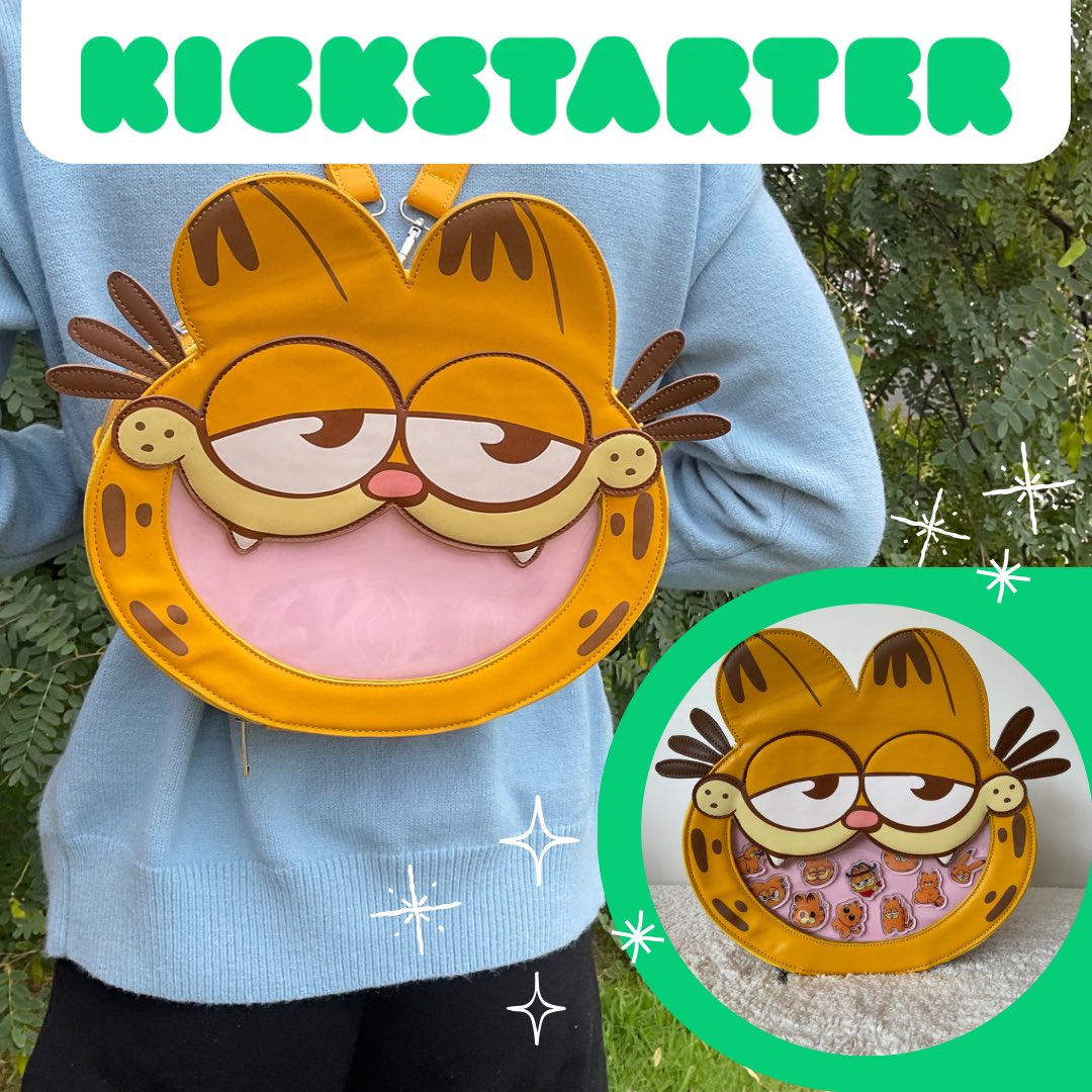 Tayble_spoon's tweet photo. Happy to announce my Kickstarter is up for pre-launch! So happy with the lil man
My link is in my bio ❤️

#itabag #kickstarter #garfield https://t.co/ZpFJfFYThq