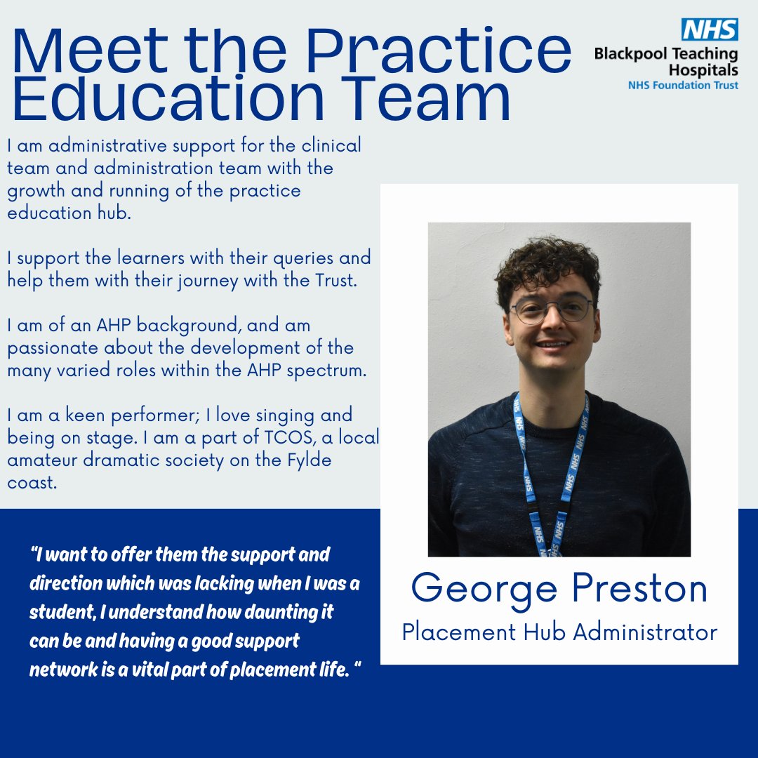 Our Placement Hub Administrator George is dedicated to providing a good support network to our learners as he understands this has a vital impact on the placement experience.
#FabFeb #PracticeEducation