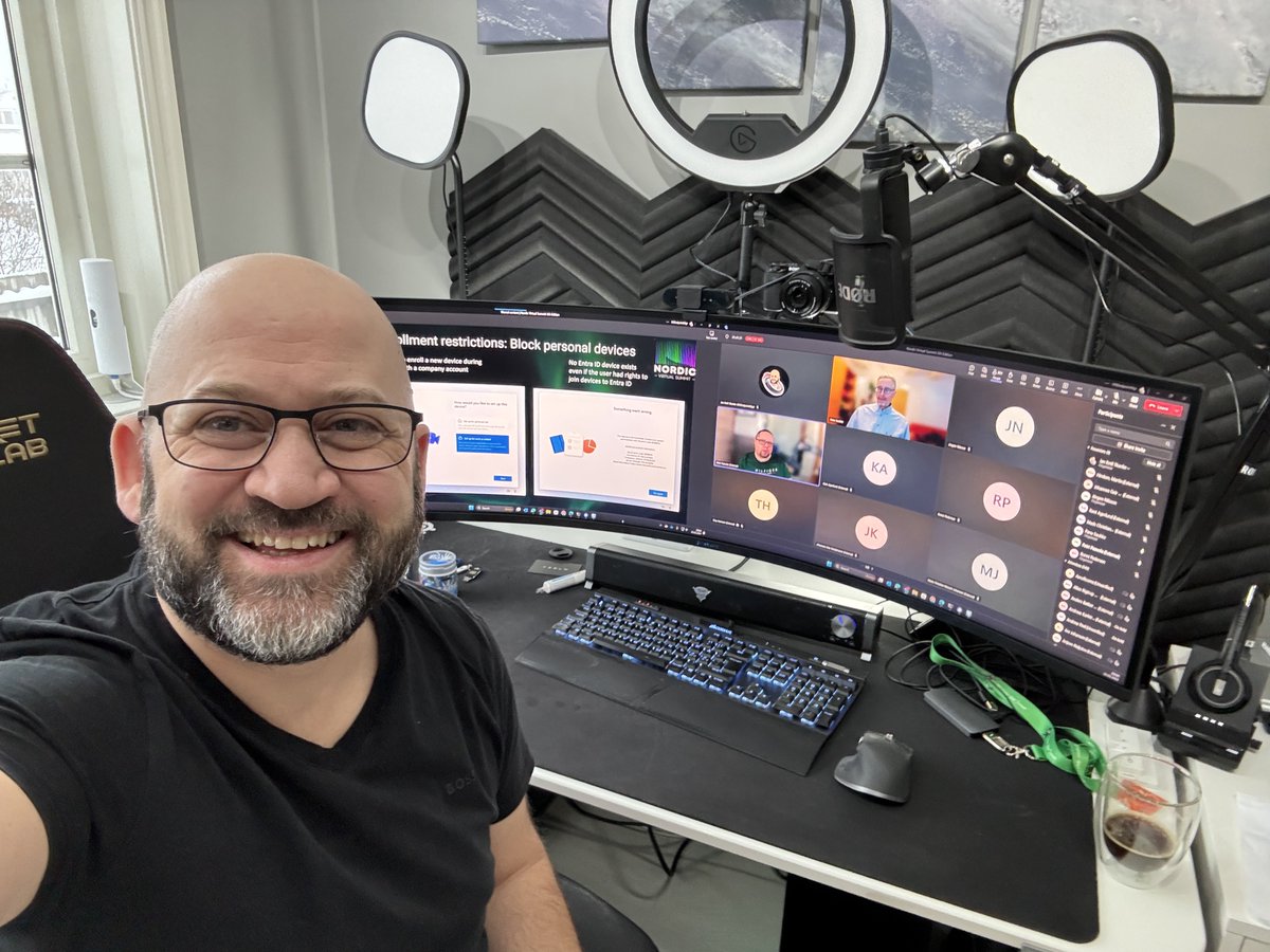 We are live with our first session <a href="/Nordic_Summit/">NordicVirtualSummit</a> this morning with <a href="/panusaukko/">Panu Saukko</a> and <a href="/petripaavola/">Petri Paavola | MVP</a> talking Intune security tips. #MSIntune #NVSummit 

Join us now!