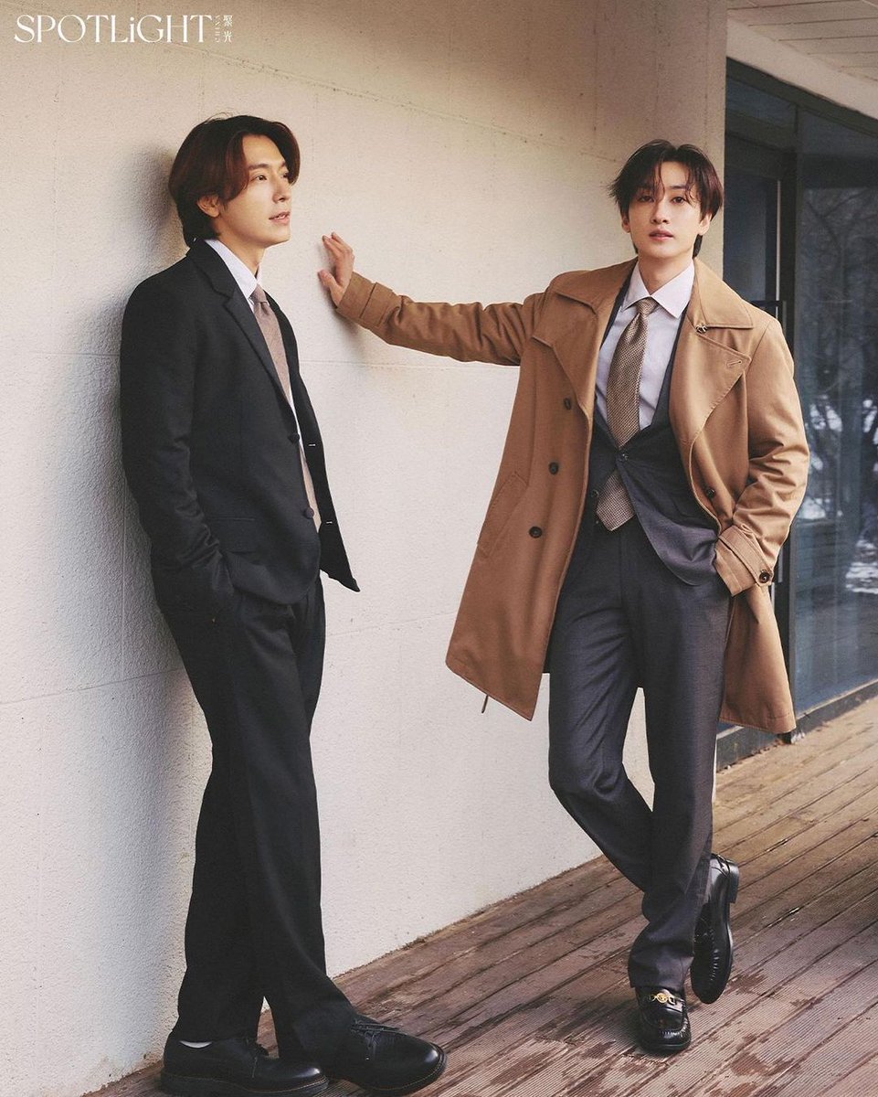 Eunhae0404_1510's tweet photo. 240216 spotlight.magazine ❤

 "SUPER JUNIOR - D&amp;E: Our dialogue"

Spring should have flowers, light and transparent air, and it should be spent with people worth cherishing. Walking Through the lens of donghae and eunhyuk, https://t.co/baOJmAVxxM