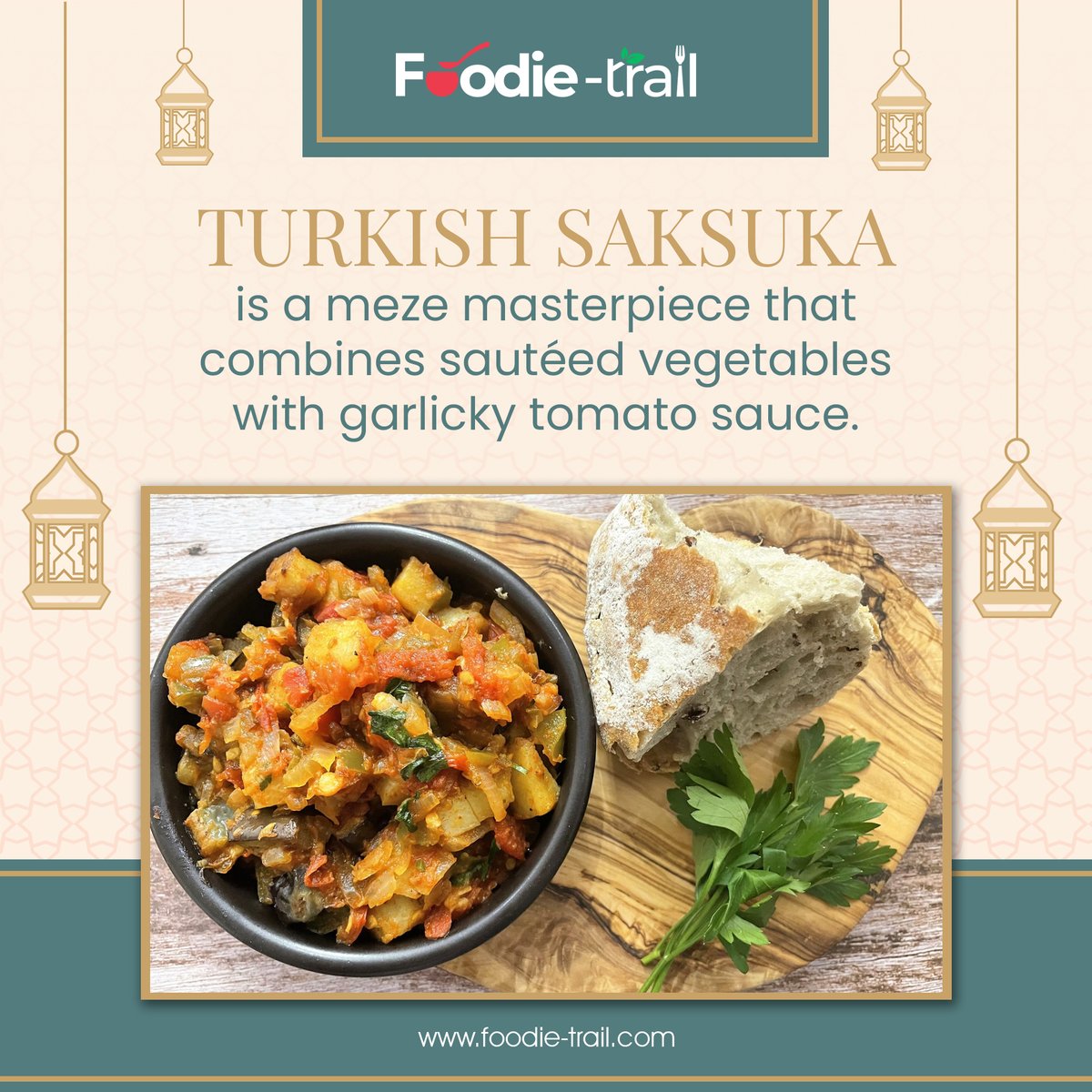 TrailFoodie's tweet photo. 🍅✨ Turkish Saksuka: A meze masterpiece blending sautéed veggies with a garlicky tomato twist! 💚✨🍽️

Read the full recipe here 👇
https://t.co/oKJTVGILmy

#TurkishDelights 
#SaksukaSensation  
#TasteOfTurkey 
#FlavorfulMeze  
#FoodieTrail
#CuisineExploration https://t.co/h0fI41qoYQ