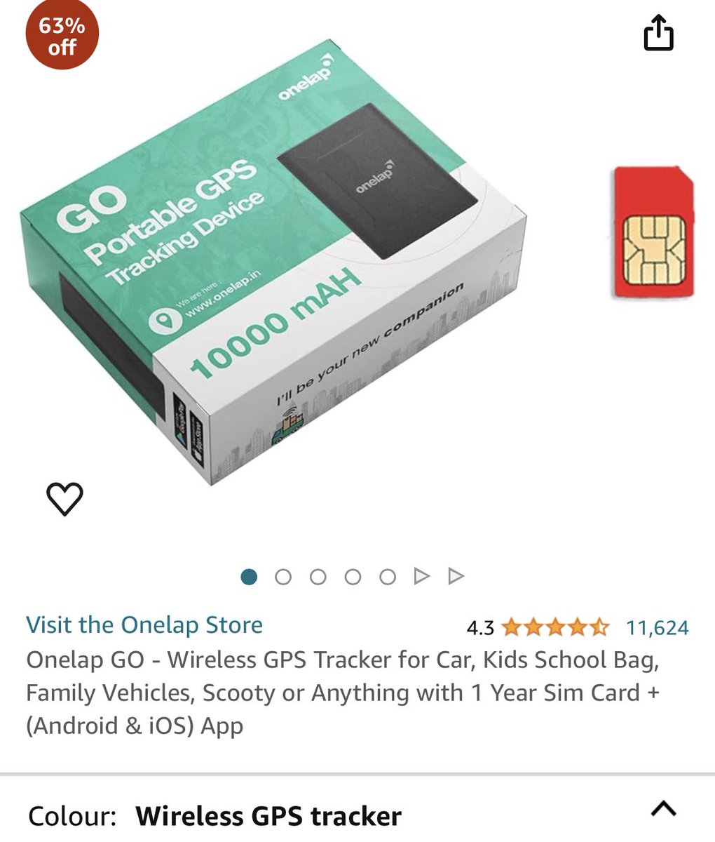 4eo's tweet photo. Finally a neat scam that took my money. 

Check before buying GPS trackers for cars from @amazonIN. 

Most devices will stop working after few months unless you pay high app subscription fees. 

Just like this #OneLap device. Had no mention about it while buying. https://t.co/0PcgpasuEH