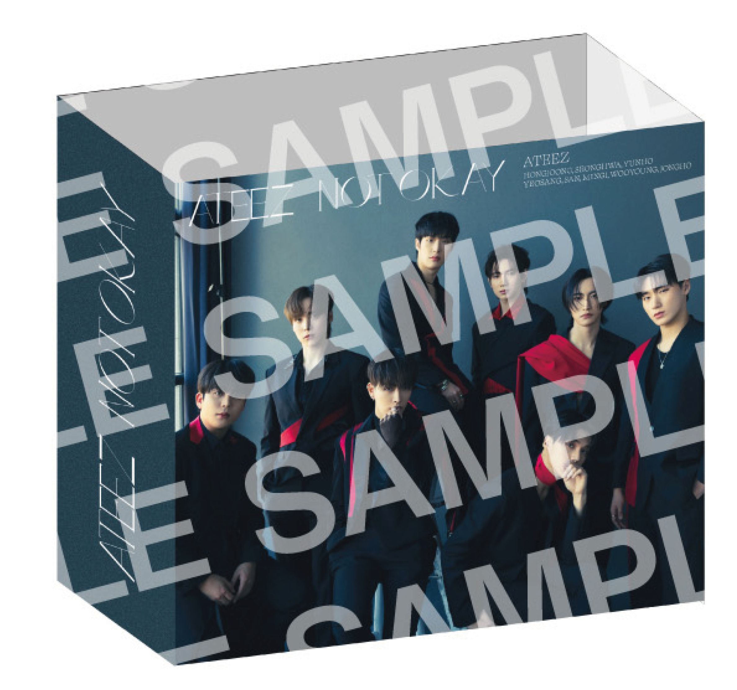 HMV限定特典 ateez NOT OKAY 8枚セット トレカ ATEEZ JAPAN 3RD SINGLE「NOT OKAY」店舗別特典絵柄決定