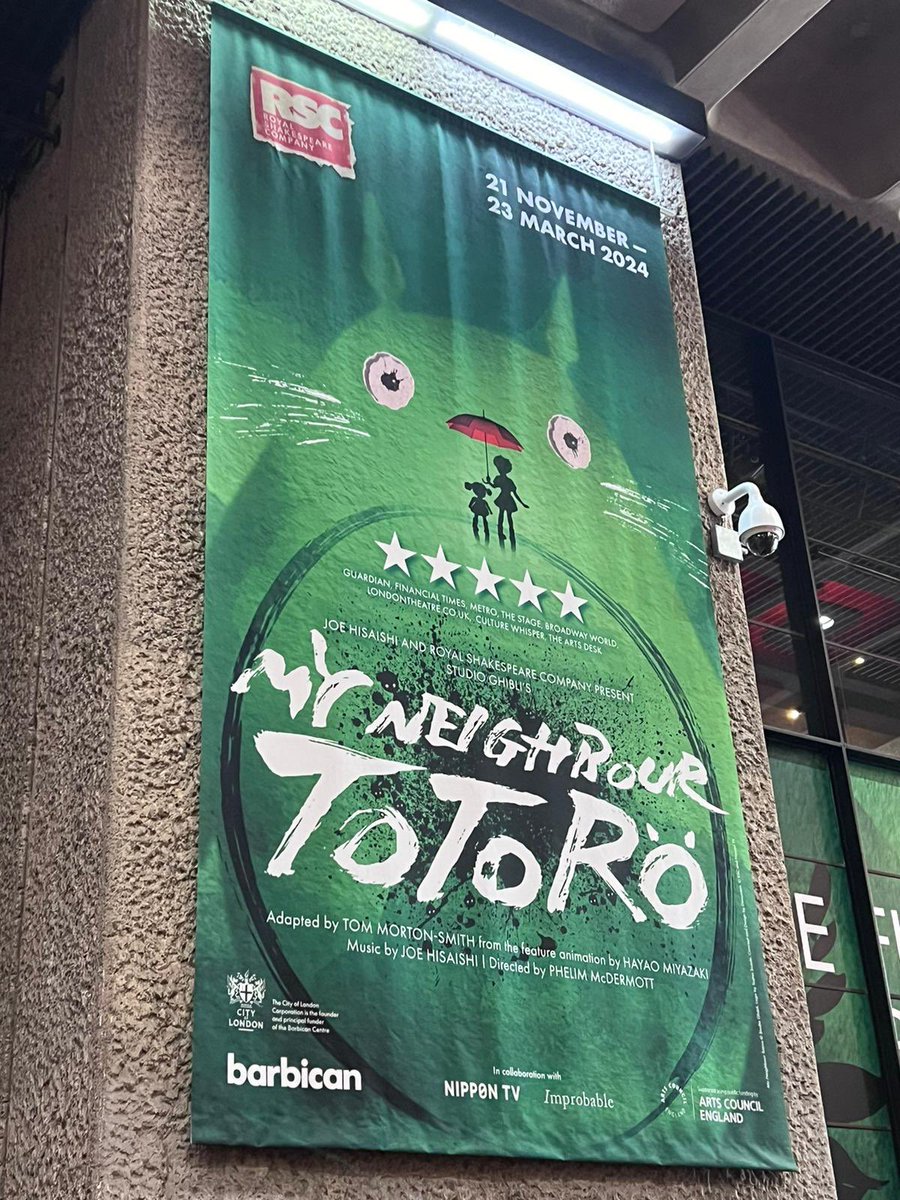 The most incredible and magical piece of theatre.

#totoro #myneighbourtotoro