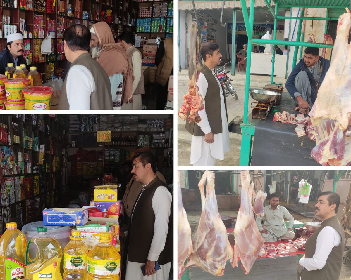 DfcDikhan's tweet photo. Activities of Food Department D.I.Khan in the Market by Mr. Muhammad Jamil Khan Food Grain Inspector D.I.Khan today on 16-02-2024.
@foodkpgovt 
@PMRUKP https://t.co/QANzBLz0Za