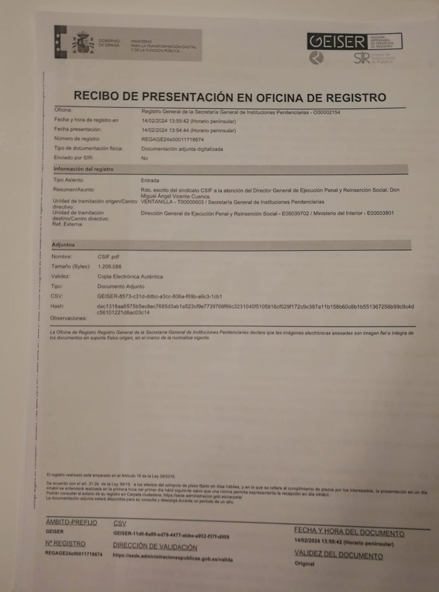 csifcpbonxe's tweet photo. 📢 Los delegados de la sección sindical de #CSIF en representación de los Centros Penitenciarios  de #Bonxe, #Monterroso y #PereirodeAguiar mantuvieron una reunión con el DGEPyRS, en la sede de la Secretaría General de IIPP en Madrid.
 @elprogreso_Lugo
@lavozdegalicia
@TVGalicia https://t.co/YMRdsBfkUj