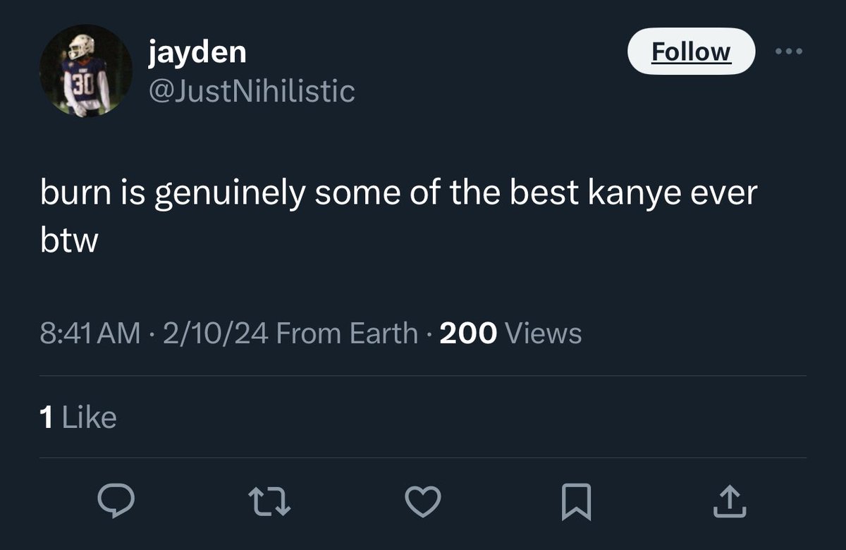 blipp1210's tweet photo. @JustNihilistic you stan kanye and make excuses for him though https://t.co/tcoBE6jWhk