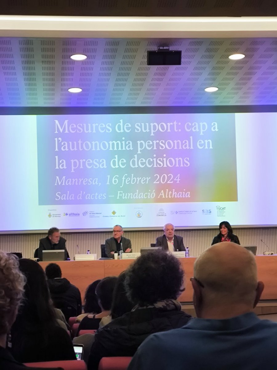 jubells_merce's tweet photo. Comença la Jornada Mesures de suport cap a l' autonomia personal en la presa de decisions @althaiamanresa @treballsocial1 https://t.co/LM7N58qyli