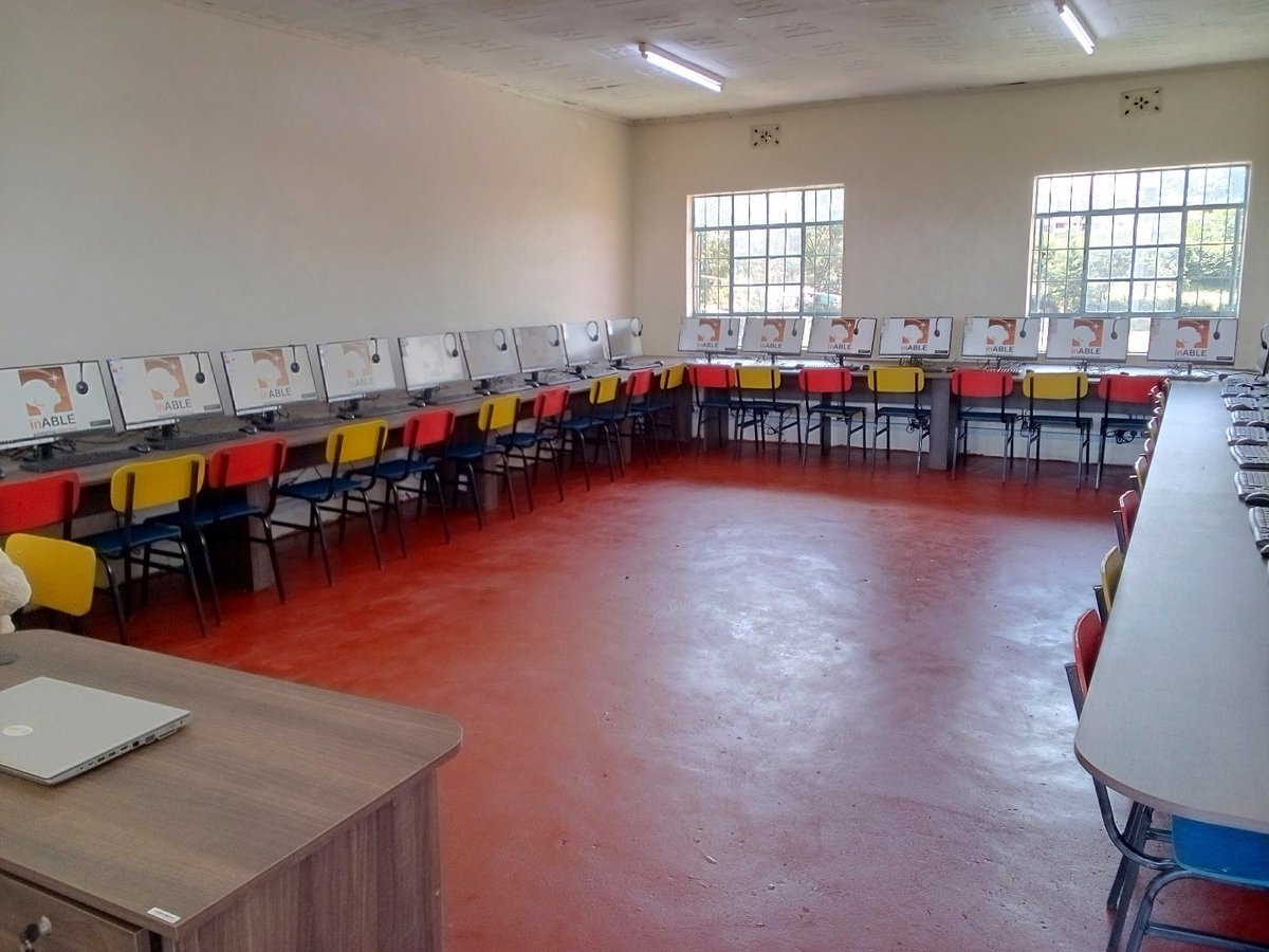 We had a heartfelt #ValentinesDay sharing love with St Lucy's School For The Blind students by unveiling a furnished computer laboratory supported by @Microsoft to enhance learning for learners with visual impairments. Read more: bit.ly/3OKIRJL @IreneKirika2