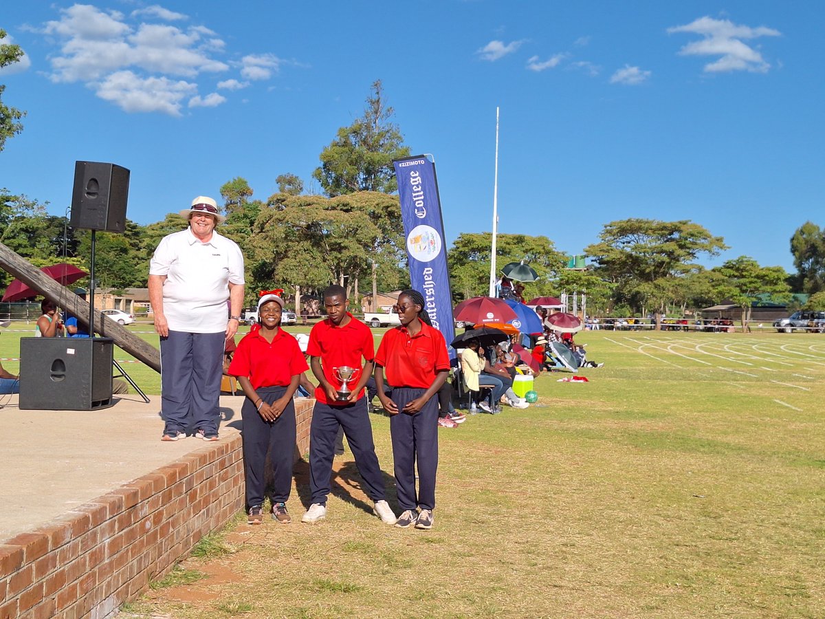 Watershed1987's tweet photo. #Zizimoto #WatershedCollege Congratulations to Nyakambiri House for once again grabbing the prestigious Inter-house Athletics Cup for 2024, with Chinyika coming in 2nd place and Gombora 3rd place. https://t.co/rlFNbsH42V