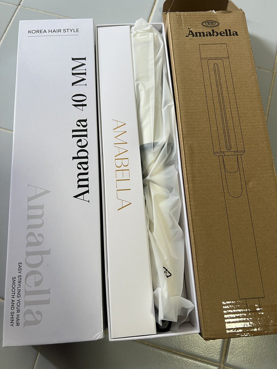 youlove46508699's tweet photo. ส่งต่อ #Amabella แกน 40  540ส่งฟรี💐
ใหม่มาก ใช้ 1 ครั้งแล้วเก็บ เพราะชอบอัตโนมัติมากกว่า  #ส่งต่อที่ม้วนผม #amabella #ที่ม้วนผมamabella #ส่งต่อambella https://t.co/1Dk6TGhktD