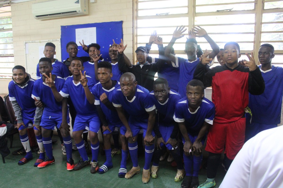 AgendaglO's tweet photo. The Strelitzia soccer tournament took place on the 28th of October 2023 in Strelitzia School grounds, Isipingo. the tournament was a success helping students enhance thier social life by engaging in sports, Instilling discipline and reducing thier stress. #kagisanoprogramme https://t.co/VzZRJmFDQO