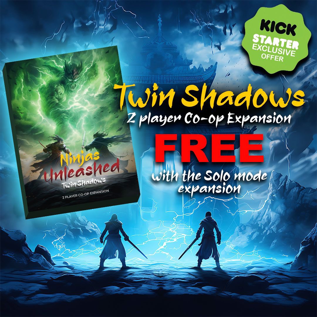 gaiagamez's tweet photo. Don't let this fantastic offer slip away! 

Visit: https://t.co/2SPyY1LT9S Purchase the Solo Mode Expansion and you'll receive the Co-op mode expansion for FREE! 🎁

#boardgame #boardgamegeek https://t.co/VuKBYNXr85