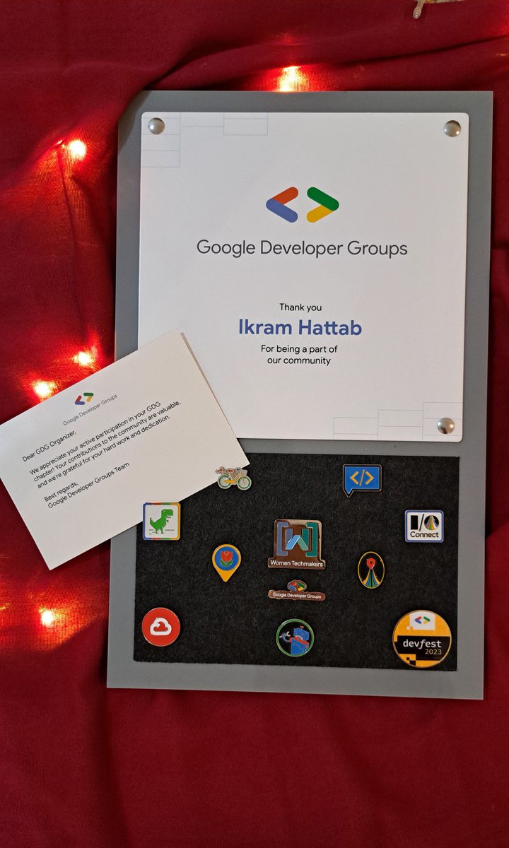 I'm delighted to announce that I have earned my gdg certificate as a token of gratitude for being a part of Google Developers Group. 

I’m proud to be part of this amazing group and look forward to more opportunities to grow and share.

#gdg #wtm #community #team #certificate