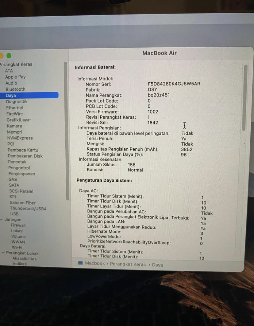 sugarrlattee's tweet photo. Jual Macbook Air i5 16/512 2018 CTO (versi tertinggi) 

All fungsi normal semua

Fulset, bonus case akrilik, case charge, mouse bluetooth logitec

minus ada dent kecil

spek lengkap ada digambar

siap cod kab. lamongan / gresik atau rekber shopee

harga DM ya

#macbookair #mb2018 https://t.co/rGnWQEvJji