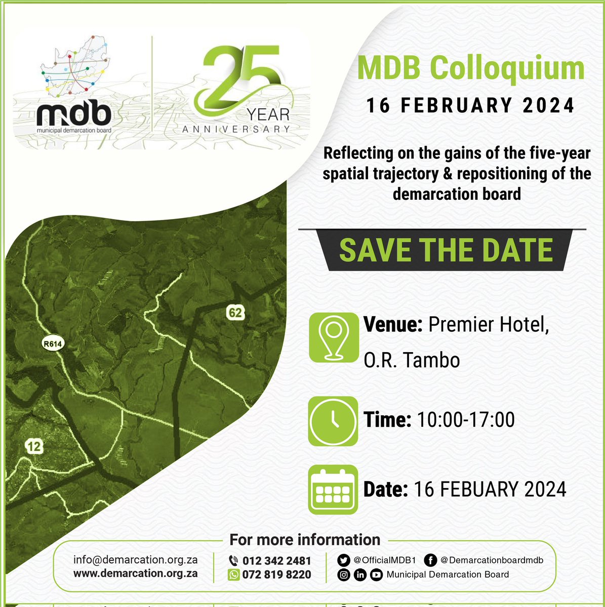 TauParks's tweet image. Today, we have accepted an invitation from the Municipal Demarcation Board to address their Colloquim themed: Reflecting on the gains of the five-year spatial trajectory &amp;amp; repositioning of the Demarcation Board...
#LocalGovatWork 
Let&apos;s make Local Government everyone&apos;s Business.